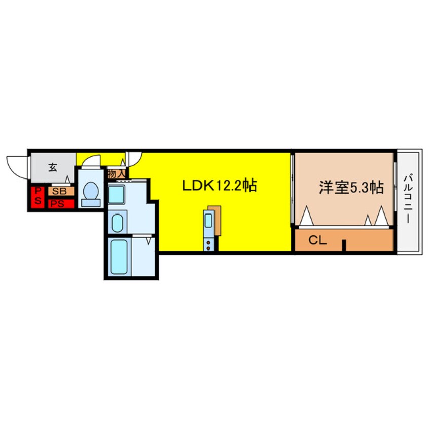 間取図 Casa Branche