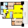グランドメゾン新梅田タワーTHE　CLUB　RESIDENCE 2LDKの間取り
