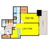 グランドメゾン新梅田タワーTHE　CLUB　RESIDENCE 1LDKの間取り