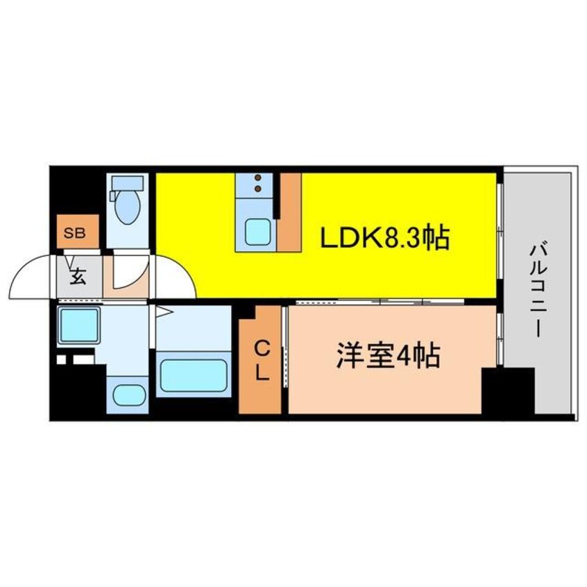 間取図 エスリードレジデンス梅田グランゲート