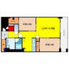 セイワパレス大阪城南 2LDKの間取り