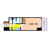 アプリーレ松屋町 1Kの間取り