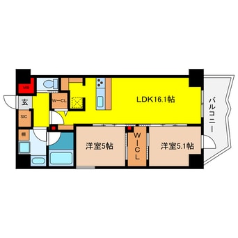 間取図 コンフォリア・リヴ谷町四丁目