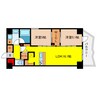 コンフォリア・リヴ谷町四丁目 2LDKの間取り