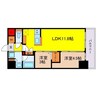 アーバネックス南森町WEST 2LDKの間取り