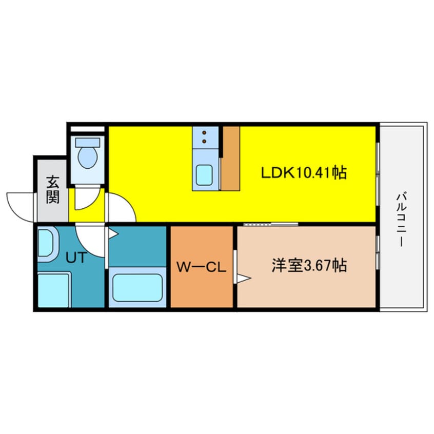 間取図 エスグランデ中崎町