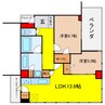 マストタワー安堂寺 2LDKの間取り