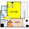 フェニックス日本橋高津 1LDKの間取り