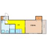東梅田レジデンス小島 1DKの間取り