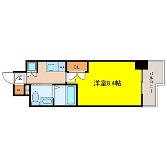 間取図 Gramercy Nipponbashi