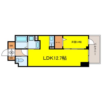 間取図 LaSante梅田北