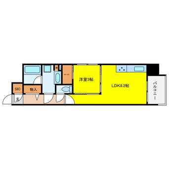 間取図 S-RESIDENCE天満橋ar