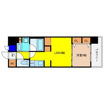 間取図 S-RESIDENCE天満橋ar
