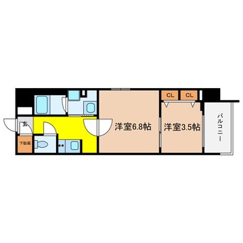 間取図 S-RESIDENCE天満橋ar
