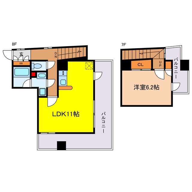 間取り図 コーシン四ツ橋