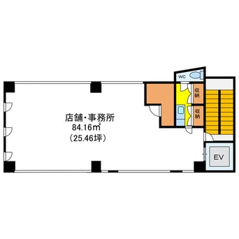 間取図 ラシーヌ四ツ橋