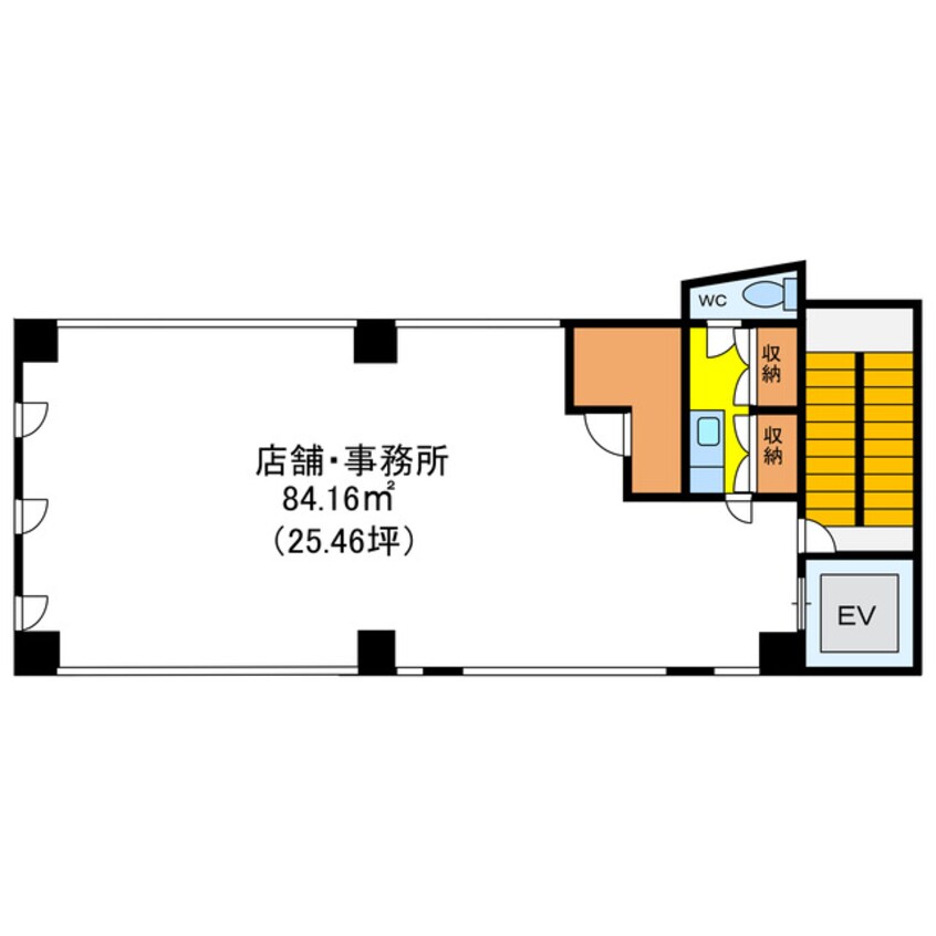 間取図 ラシーヌ四ツ橋
