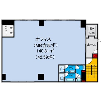 間取図 リアライズ梅田東ビル