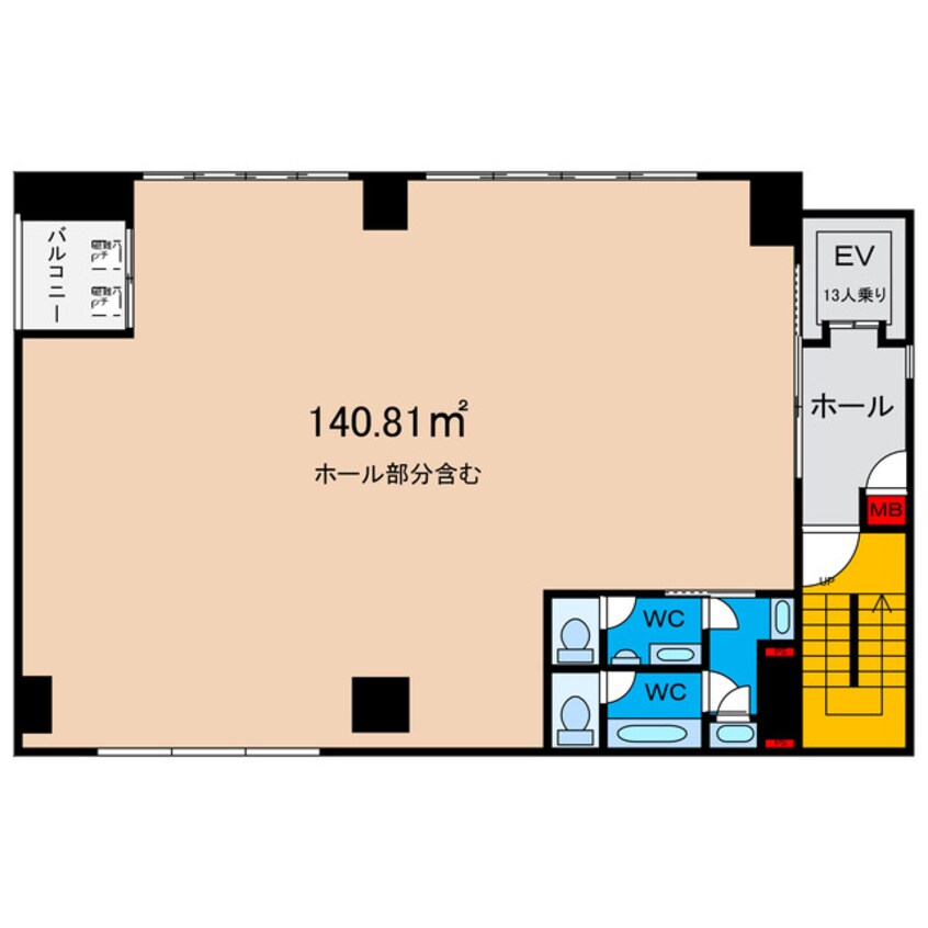 間取図 リアライズ梅田東ビル
