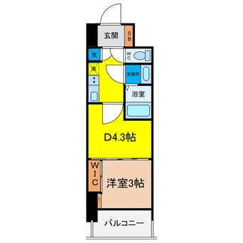 間取図 セレニテ東梅田アリエ