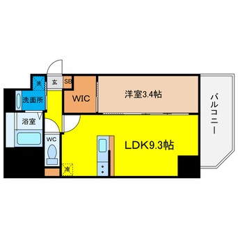 間取図 セレニテ東梅田アリエ