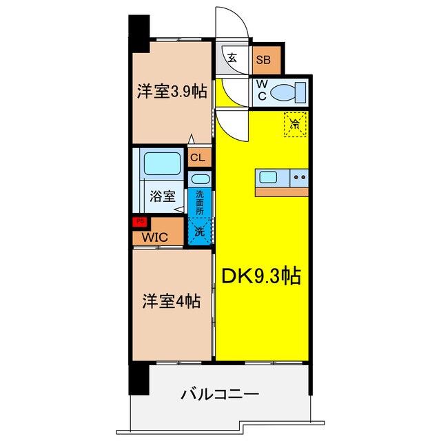 間取り図 セレニテフラン谷町四丁目アリエ