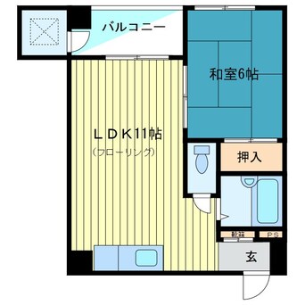 間取図 カサグランデ・タマキ