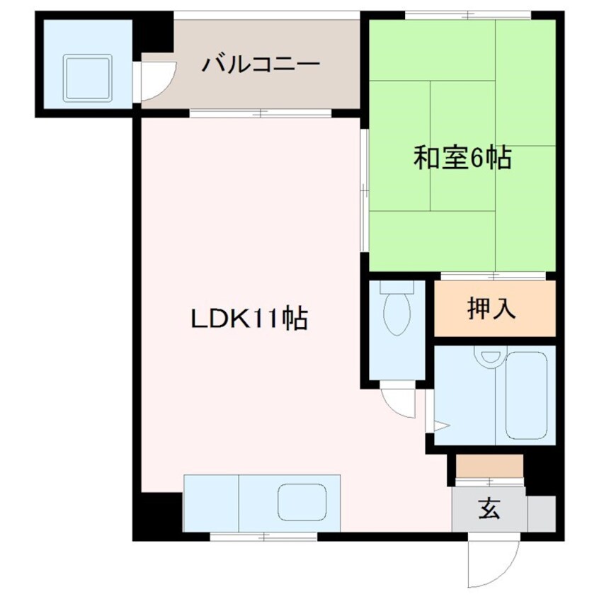 間取図 カサグランデ・タマキ