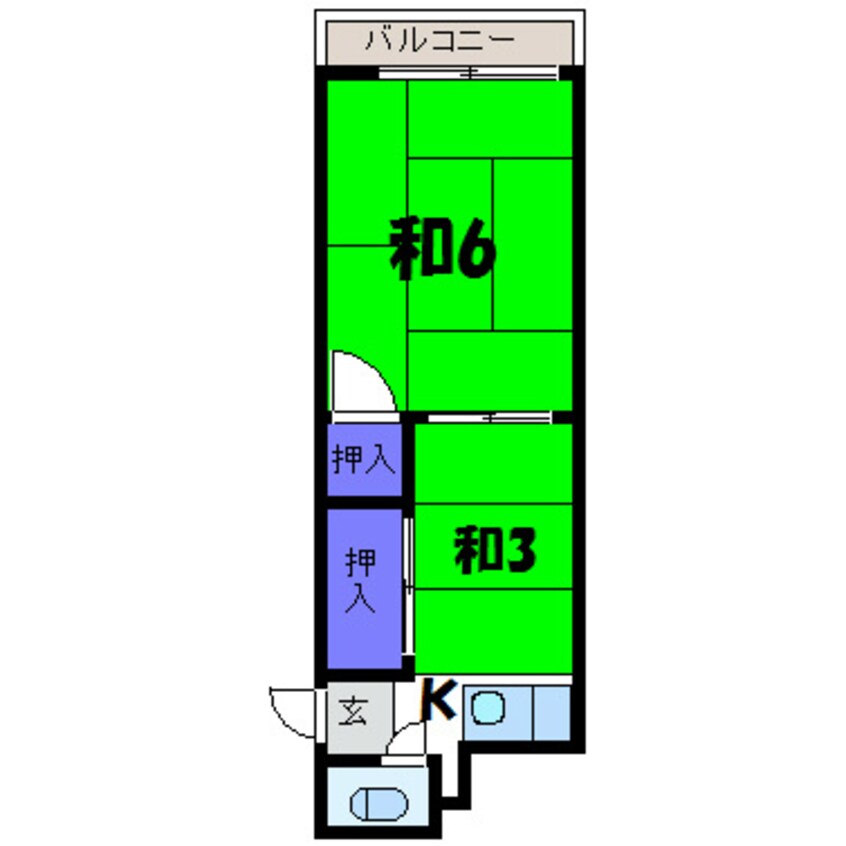 間取図 大内荘