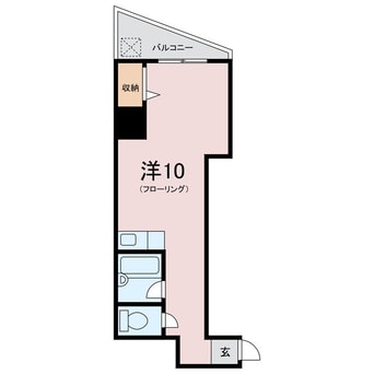 間取図 クレール隅田公園