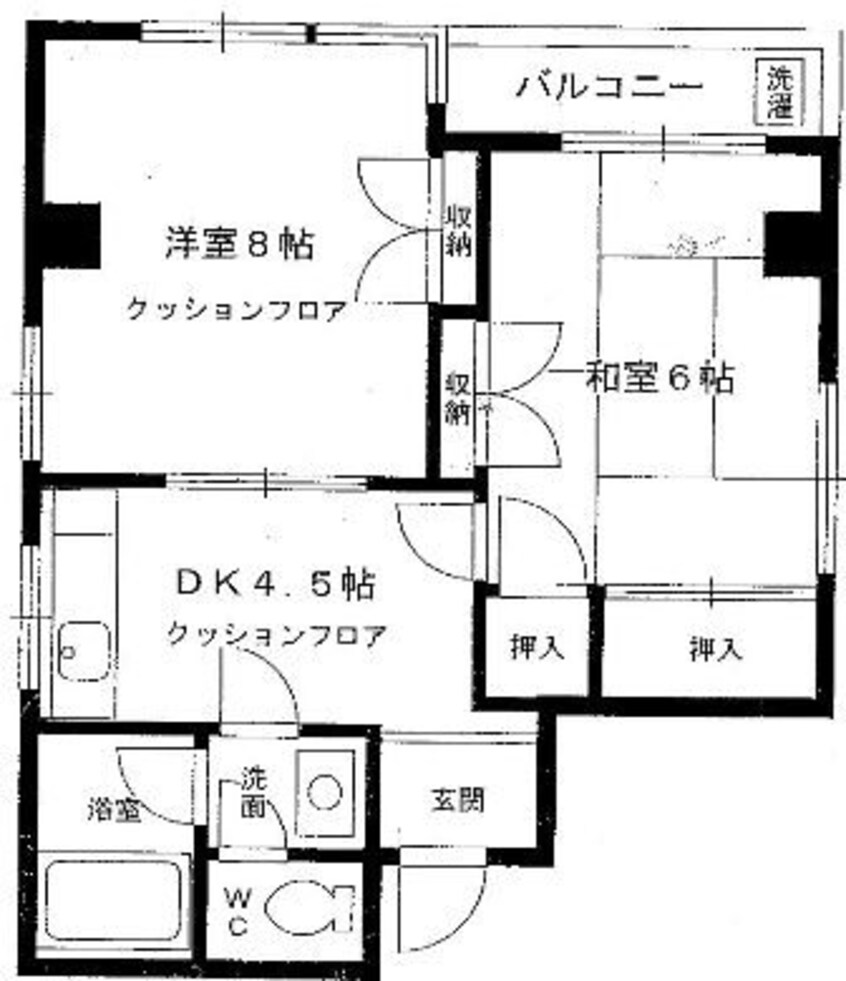 間取図 向島ロイヤルハイツ