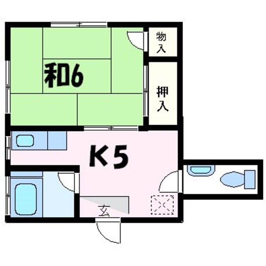 間取図 ハイツ深町