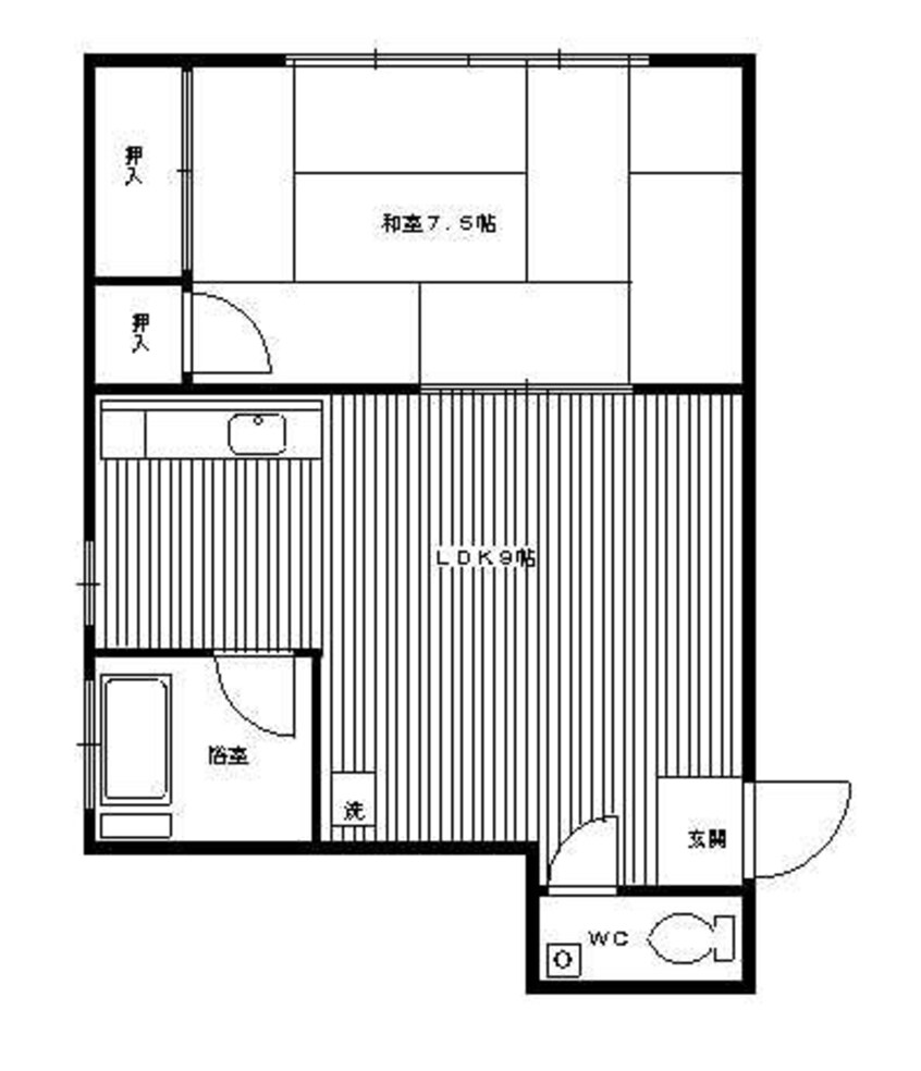 間取図 ハイツ深町