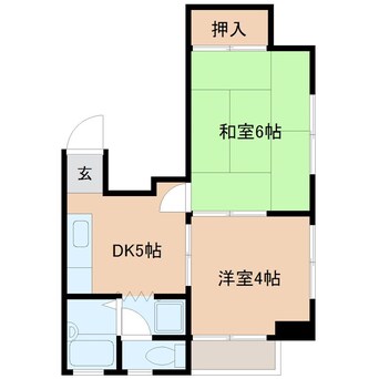 間取図 コーポイシイ