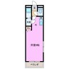 メゾンラビュット 1Kの間取り