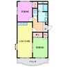 パレンティーア 2LDKの間取り