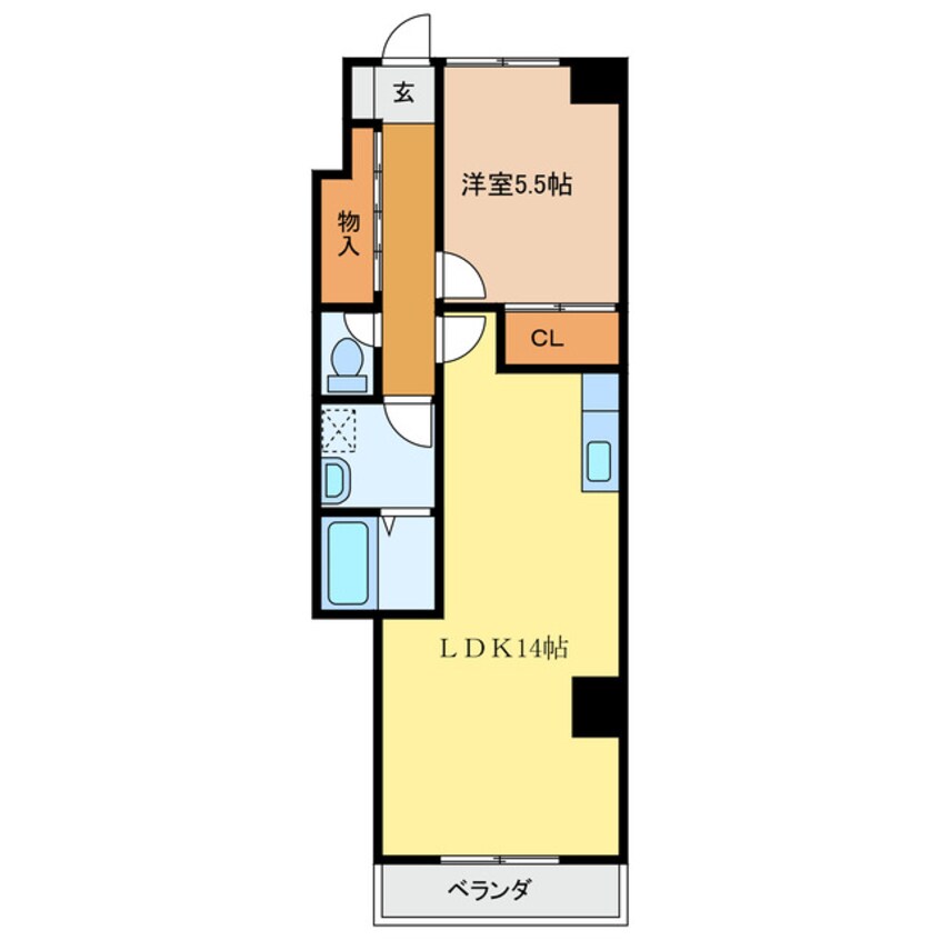 間取図 レジデンス大野