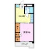 ワンズマンション 1DKの間取り
