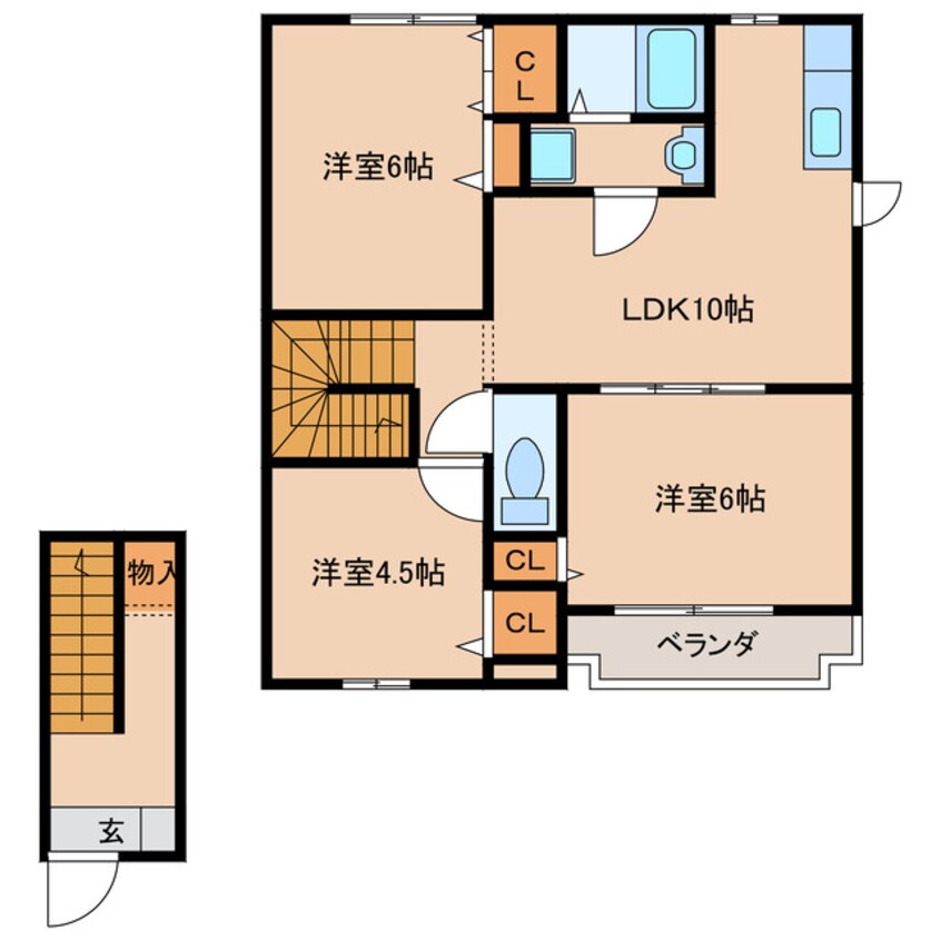 間取図 ハピネス・コバ