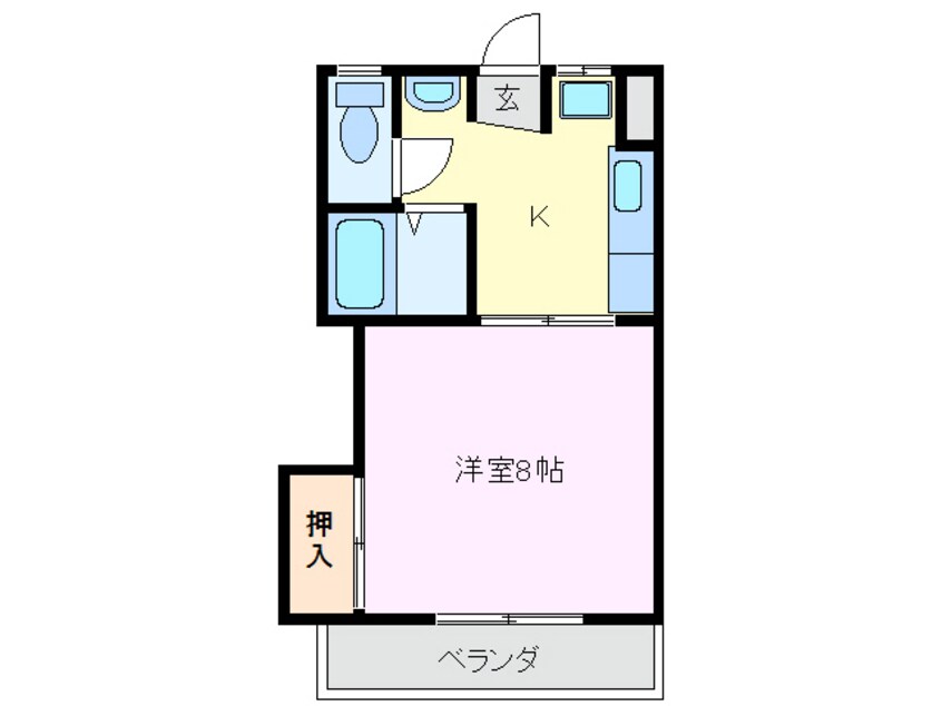 間取図 マンション大関