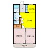 パルステージ 2LDKの間取り