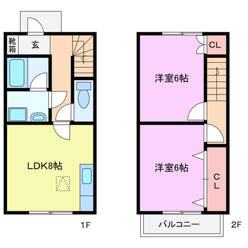 間取図 メゾンサンヒルズ Ａ棟