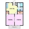 アーバンハイツ Ｃ棟 2DKの間取り