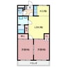 シャングリラ 2LDKの間取り