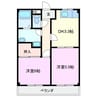プロスペール 2DKの間取り
