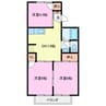 セジュール和田 3DKの間取り