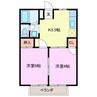 ラフィネＳＡＮＯ 2Kの間取り