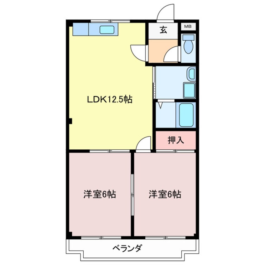 間取図 グリーンベル桜島