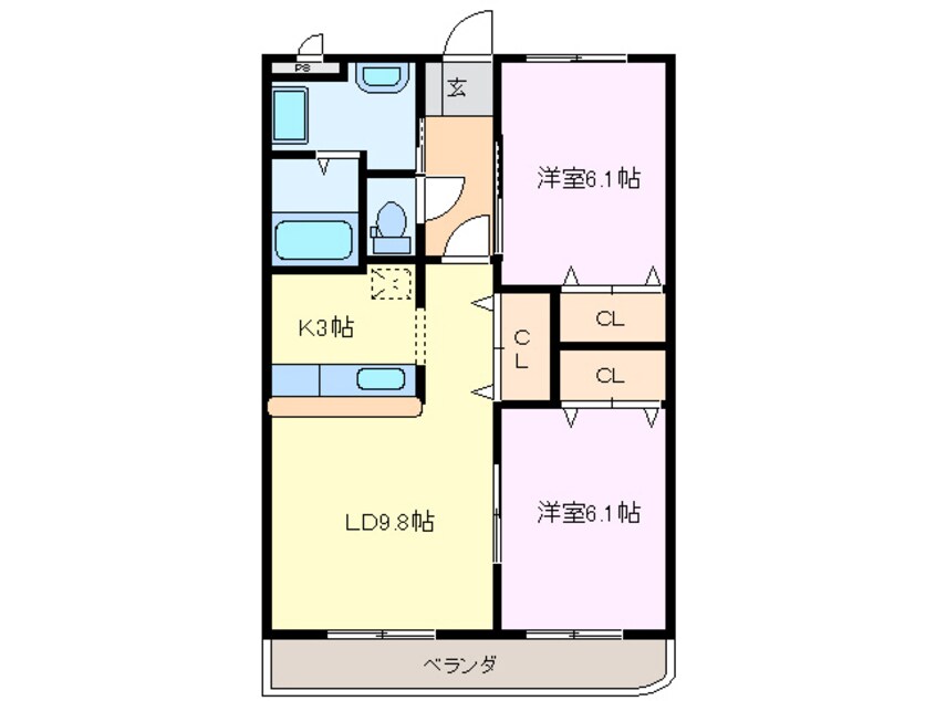 間取図 ベルガーデン