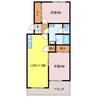 ホワイトピア江島台 2LDKの間取り